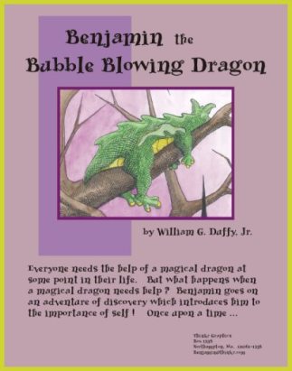 Benjamin the Bubble Blowing Dragon back cover